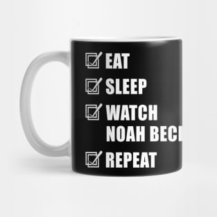 Eat Sleep Watch Noah Beck Repeat Mug